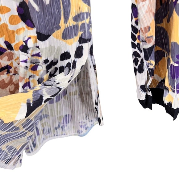 Komarov Button Up Blouse Yellow‎ XL - Picture 9 of 13